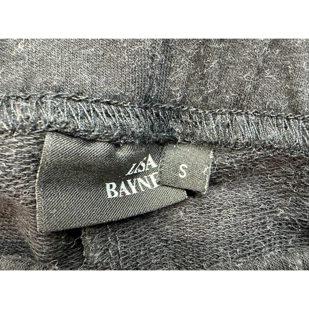 Vintage Lisa Bayne Bamboo Women Pants Black SM Made in USA - Picture 6 of 11